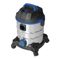 Aspirador eléctrico en seco y húmedo con tanque de acero inoxidable 706-30L