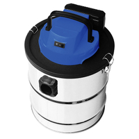 Aspirador de cenizas de iones de litio con batería inalámbrica de tanque de acero inoxidable 701-20L para chimenea, barbacoa